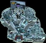 VTX 1.8 Engine cutaway